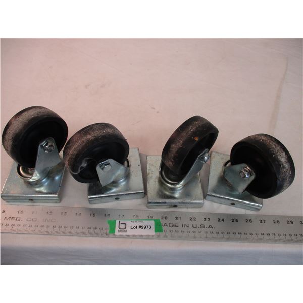 (4) Heavy Duty Castors