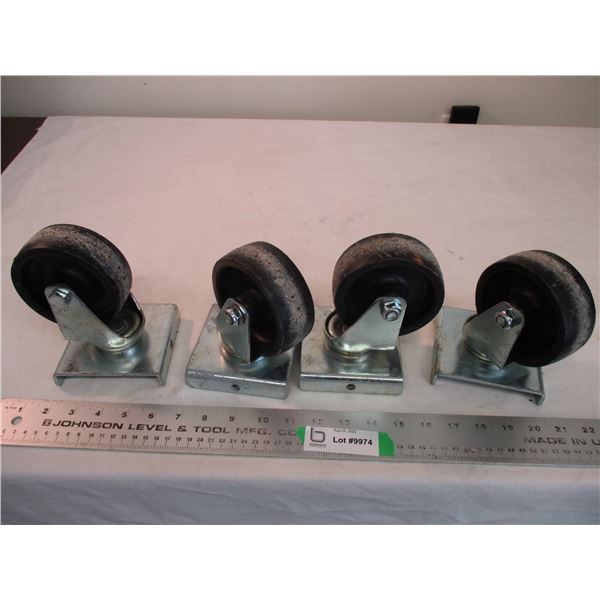 (4) Heavy Duty Castors