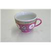 Image 3 : Oriental Tea Set -Tray - 4 cups - Tea Pot 7" -
