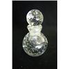 Image 1 : Clear Round Perfume Bottle 5"