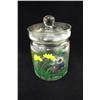 Image 1 : Hand Painted Covered Jar - 7"