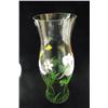 Image 1 : Hand Painted Glass Chimney - 15"