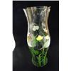 Image 2 : Hand Painted Glass Chimney - 15"