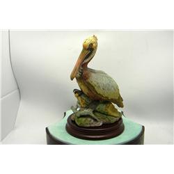 Brown Pelican By Andrea #6057 - Wood Base - 7"
