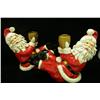 Image 1 : Pair of Santa Candle Holders In Original Box -