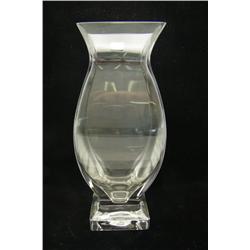 Clear Vase Heavy - 12" H