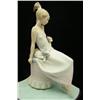 Image 3 : LLadro Figurine Girl With Cats - 10" H