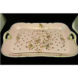 Handled Tray With Insert - 13.5" L