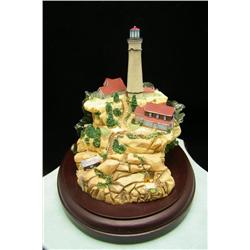 Lenox Light House-"Light In The Mist" - 7.5" H