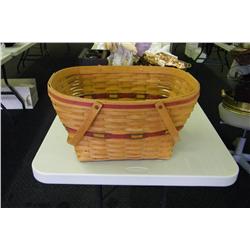 Large Longaberger Basket 20" W x 10.5" H -