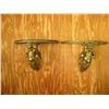 Image 1 : Pair Metal Cherub Sconces With 1 Marble Top -