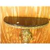 Image 3 : Pair Metal Cherub Sconces With 1 Marble Top -