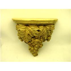 Small Shelf With Grapes - 10" L x 8.5" W
