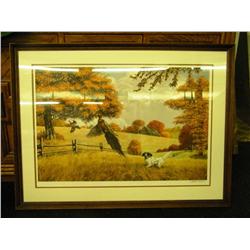 Original Print Autumn Wings By Ken Michaelsen -