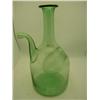 Image 2 : 2 Hand Blown Wine Bottles - 13" H