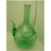 Image 3 : 2 Hand Blown Wine Bottles - 13" H