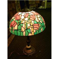 Magnolia Tiffany Style Lamp - 24" H