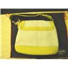 Image 5 : Coach Purse Cream & Lime Green With Storage Bag