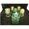 Image 1 : 6 Assorted Insulators - 4" H - See All Photos
