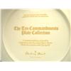 Image 5 : 2 Ten Commandment Plates - Danbury Mint - 9.5"