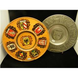 2 German Plates -