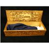 Image 3 : Antique Glove Box With Gloves - 10" Long