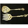 Image 1 : Ornate Spoon & Fork Set - 9.5" Made In Italy