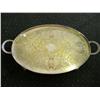 Image 1 : Silver Plate Fancy Tray 22" L - Sheffield England