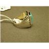 Image 2 : Turquoise And Sterling Navajo Ring - Size 10 -