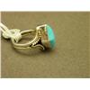Image 2 : Turquoise & Sterling Navajo Ring-Size 6-Signed RB