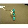 Image 1 : Turquoise & Sterling Navajo Ring-Size 5-Signed RB
