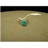 Image 1 : Turquoise And Sterling Navajo Ring - Size 9