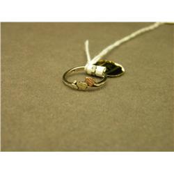 Black Hills Pink & Yellow Gold & Sterling Ring -3-