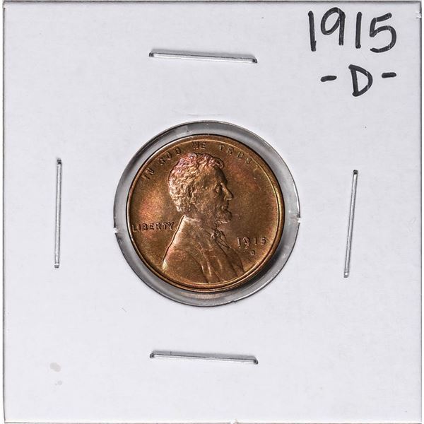 1915-D Lincoln Wheat Cent Coin