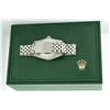 Image 9 : Rolex Men's Stainless Steel Black String Diamond & Ruby Datejust