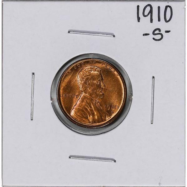 1910-S Lincoln Wheat Cent Coin