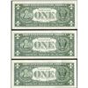 Image 2 : Lot of (3) 1969B $1 Federal Reserve Notes Bicentennial First Day of Issue Stamp