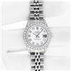 Image 4 : Rolex Ladies Stainless Steel White Diamond Datejust Wristwatch