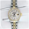 Image 2 : Rolex Ladies Two Tone Mother of Pearl Diamond Datejust Wristwatch