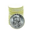 Image 1 : Roll of (20) Brilliant Uncirculated 1963 Franklin Half Dollar Coins