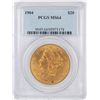 Image 1 : 1904 $20 Liberty Head Double Eagle Gold Coin PCGS MS64