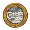 Image 2 : .999 Silver Gold Coast Las Vegas, Nevada $10 Casino Limited Edition Gaming Token