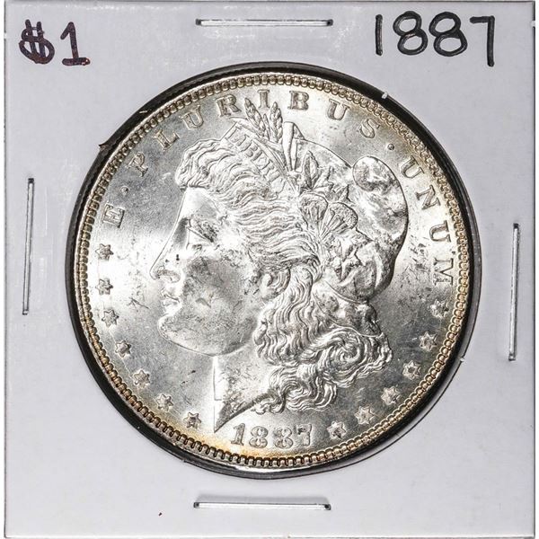 1887 $1 Morgan Silver Dollar Coin
