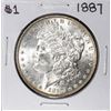 Image 1 : 1887 $1 Morgan Silver Dollar Coin