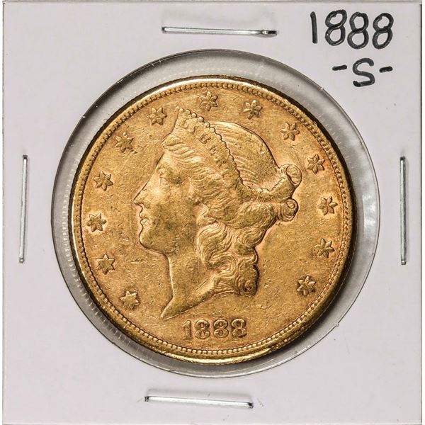 1888-S $20 Liberty Head Double Eagle Gold Coin