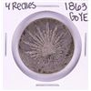 Image 1 : 1863 GoYE Mexico 4 Reales Silver Coin