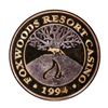 Image 2 : .999 Fine Silver Foxwoods Resort & Casino, MA $40 Casino Limited Edition Gaming Token