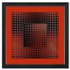 Image 1 : Victor Vasarely "Zett- Rg De La Serie Folklore Planetaire" Mixed Media Print On Paper