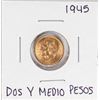 Image 1 : 1945 Mexico Dos Y Medio Pesos Gold Coin