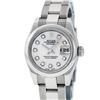 Image 2 : Rolex Ladies Stainless Steel Mother Of Pearl Diamond Datejust Wristwatch